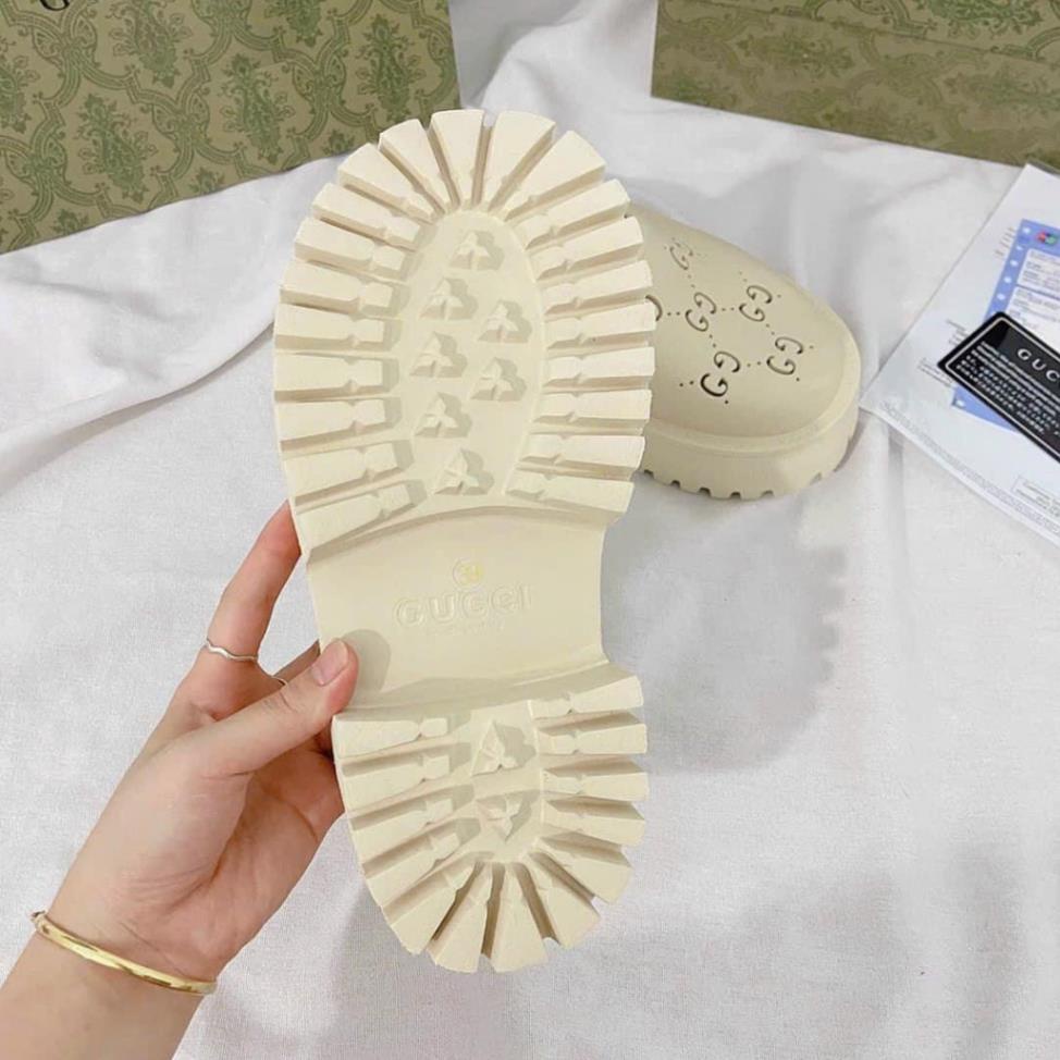 Dép nữ Gucci đế cao 5cm, sục GC nữ độn đế cao cấp bền bỉ đế cao 5cm siêu hot trend