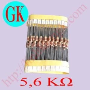 Điện trở 5,6 k ôm 1/4w