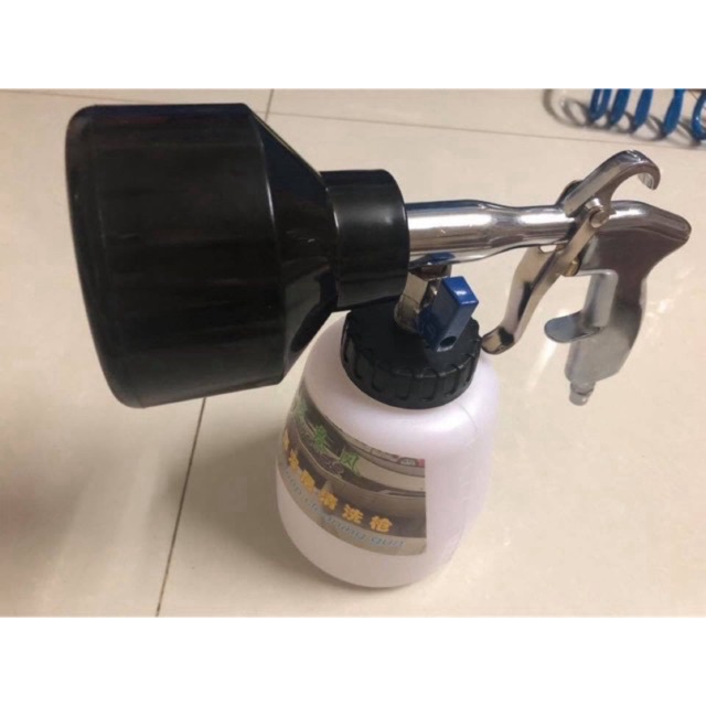 Mới nhất - Súng phun tạo bọt tuyết +  1 lít để rửa xe Đài loan dùng cho máy nén khí - Hàng chuẩn