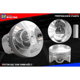 Trái Piston fom Nén Sum racing 54mm 56mm Đầu Cao Dream, Wave