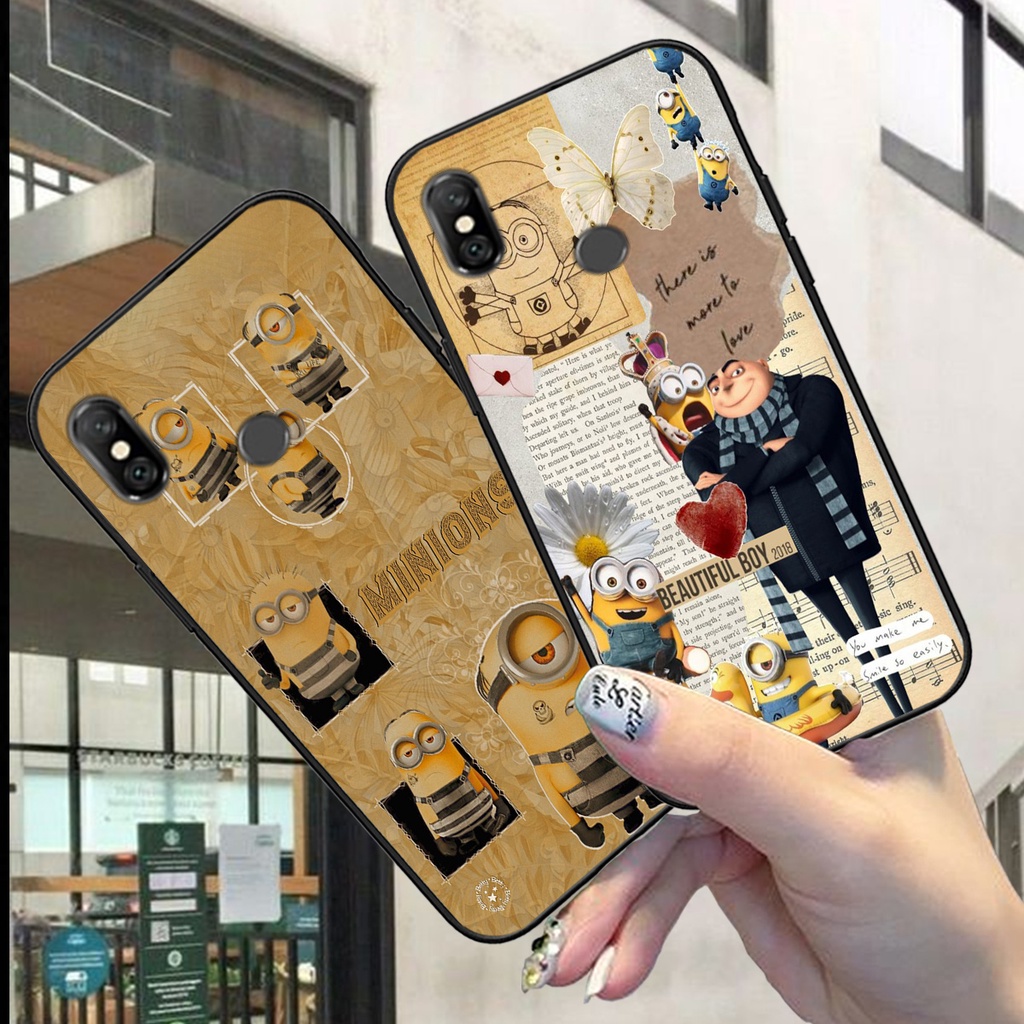 Ốp Lưng Redmi 6 Pro , Mi A2 Lite , Note 6 Pro, Ốp Điện Thoại In Hình Minion - Official Brand Floveme, Silicon Cao Cấp