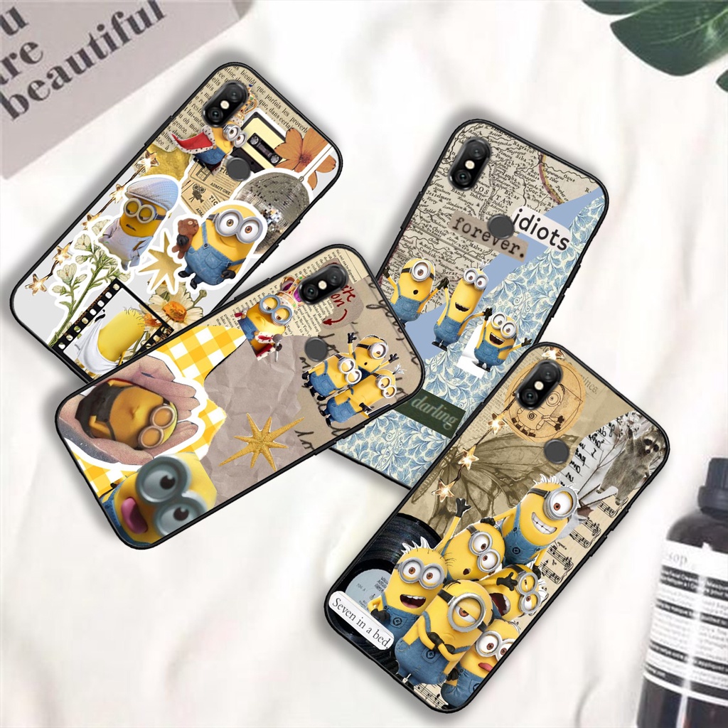 Ốp Lưng Redmi 6 Pro , Mi A2 Lite , Note 6 Pro, Ốp Điện Thoại In Hình Minion - Official Brand Floveme, Silicon Cao Cấp