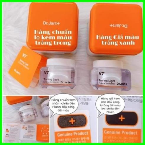 Kem Dưỡng Trắng Da V7 Toning Light Dr.Jart+,cải thiện vùng da bị cháy nắng Làm mờ vết nám, tàn nhang, thâm mụn