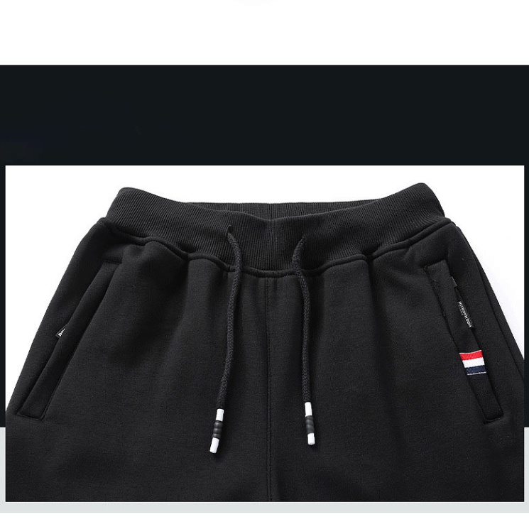 Quần Jogger nỉ nam thể thao chất Da cá dày dặn 2 màu trơn