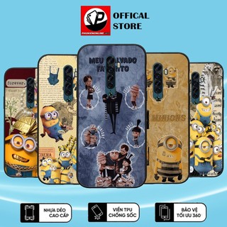 Ốp Lưng Oppo Reno 2 , Reno 2F, Ốp Điện Thoại In Hình Minion  - Chính Hãng Floveme, TPU Cao Cấp