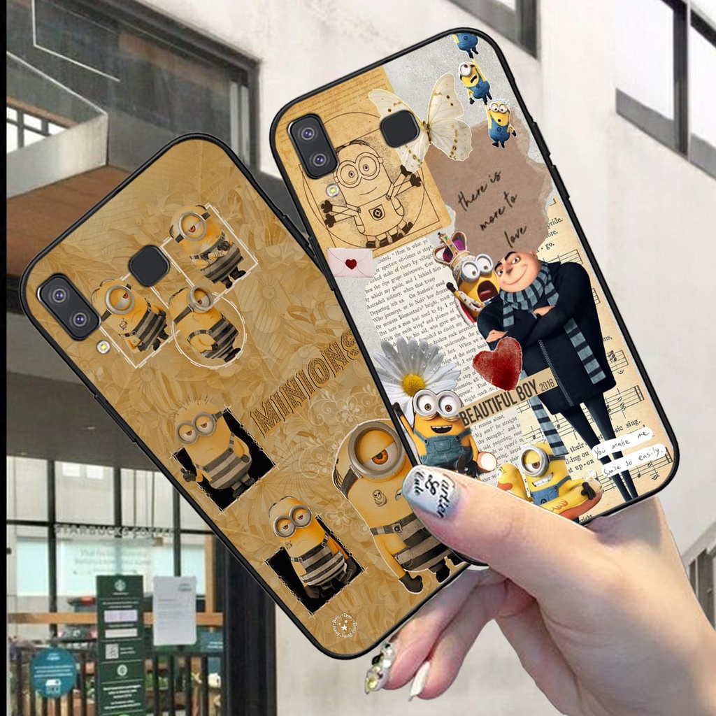 Ốp Lưng SamSung A8 star , A9 star, Ốp Điện Thoại In Hình Minion - Official Brand Floveme, Silicon Cao Cấp