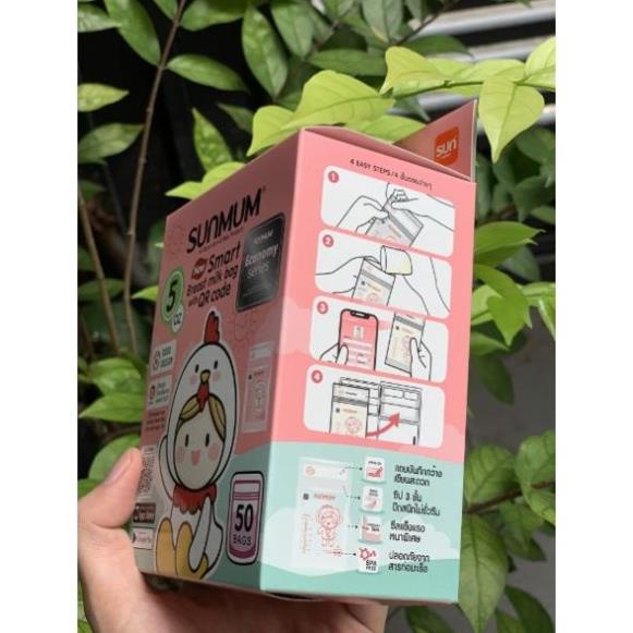 Túi trữ sữa Sunmum 150ml Thái Lan mẫu mới - Tặng kèm bút ghi thông tin