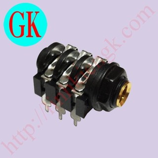 Ổ cắm rắc mic 6 ly stereo