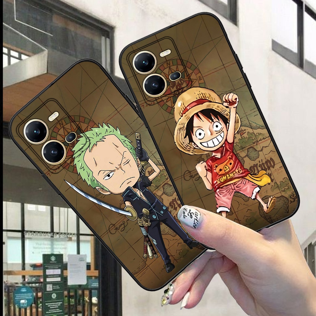 Ốp Lưng Vivo V25 , Y35 , V25E, Ốp Điện Thoại In Hình One Pice - Official Brand Floveme, Silicon Cao Cấp