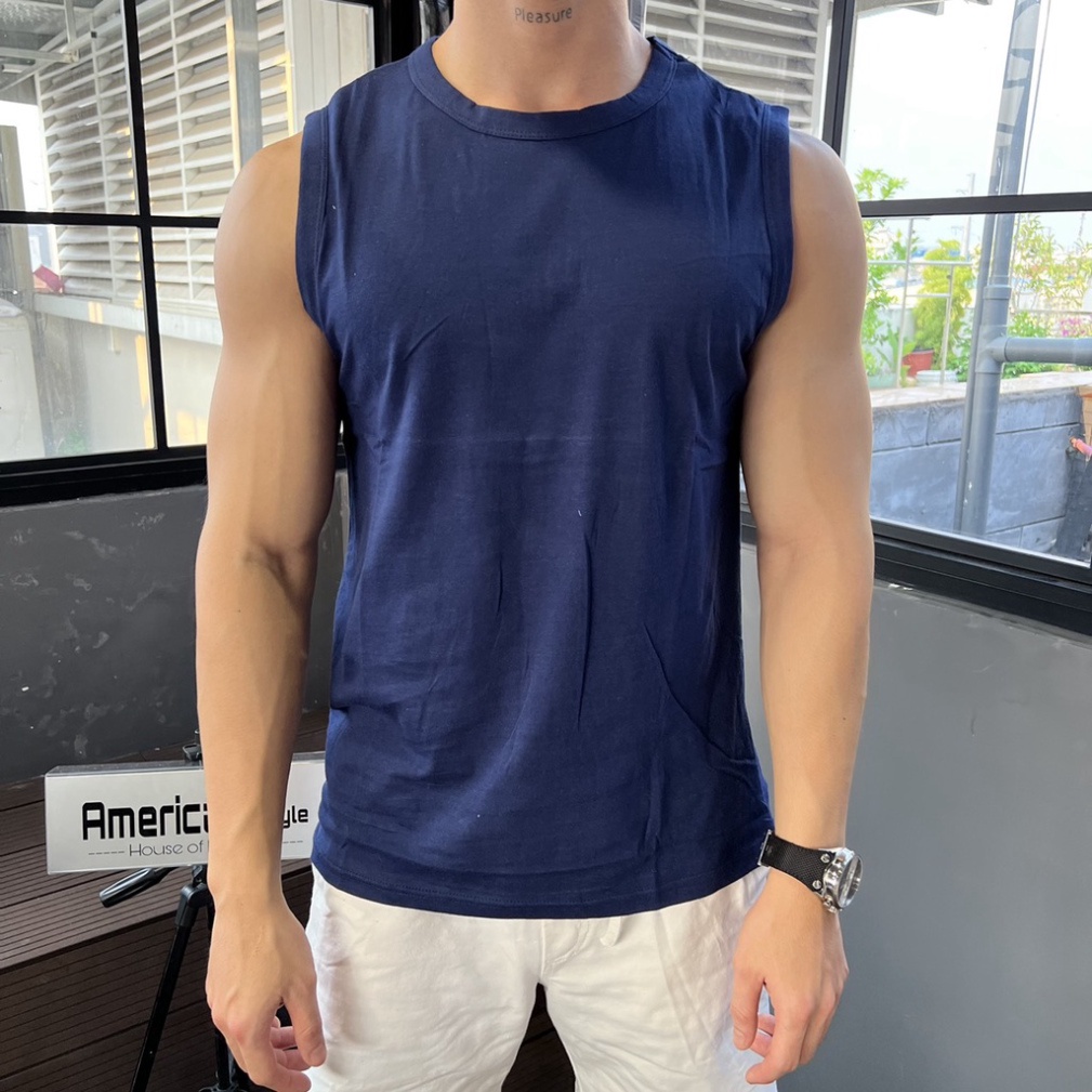 Áo Ba Lỗ  Nam Cotton 100% Cực Đẹp và Thấm hút, Mặc Gym Hay Mặc Thường Ngày