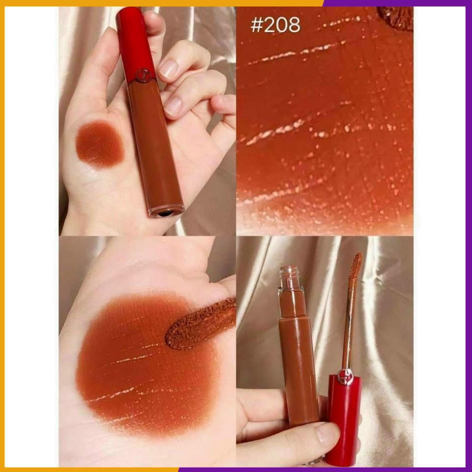 Son Kem Giorgio Armani Lip Maestro 208 Venetian Red Nâu caramen