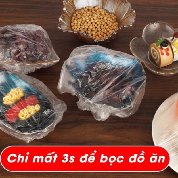 Màng bọc thực phẩm co giãn siêu dai có chun hình túi gấu - Tái sử dụng