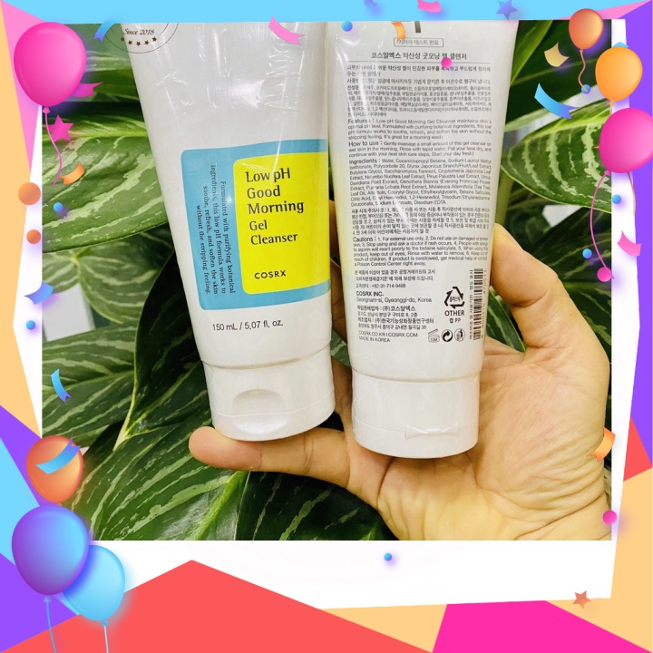 Sữa Rửa Mặt Dạng Gel Cosrx 150ml