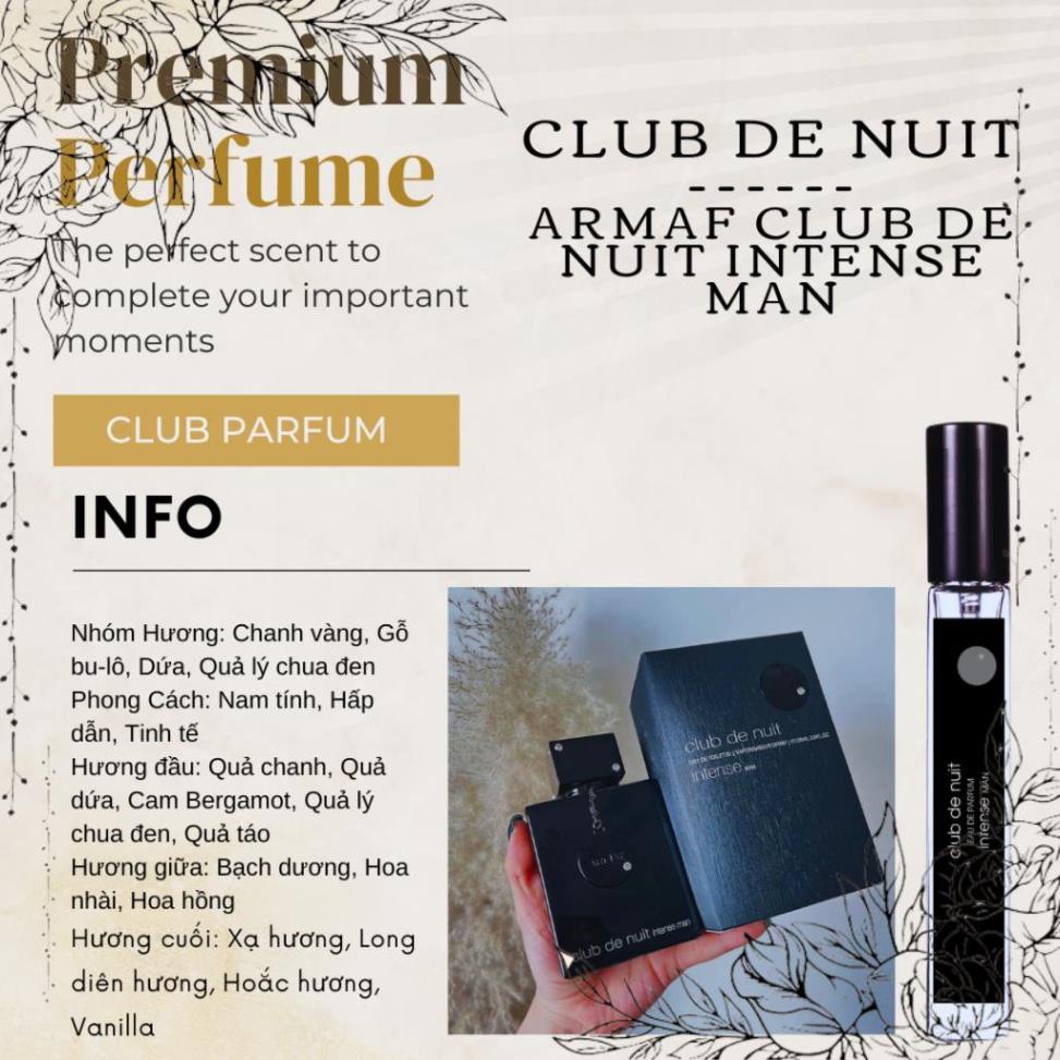 Nước hoa Armaf Club de Nuit Intense Man  🔮