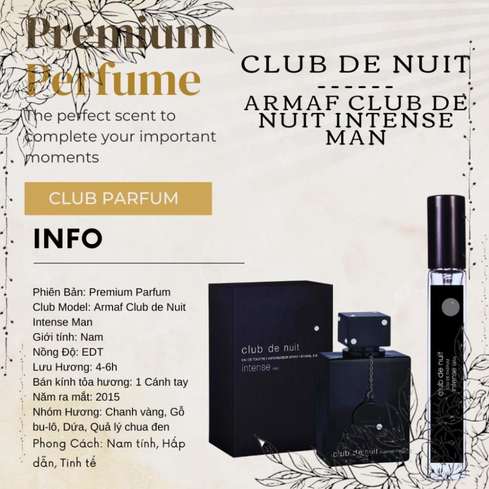 Nước hoa Armaf Club de Nuit Intense Man  🔮