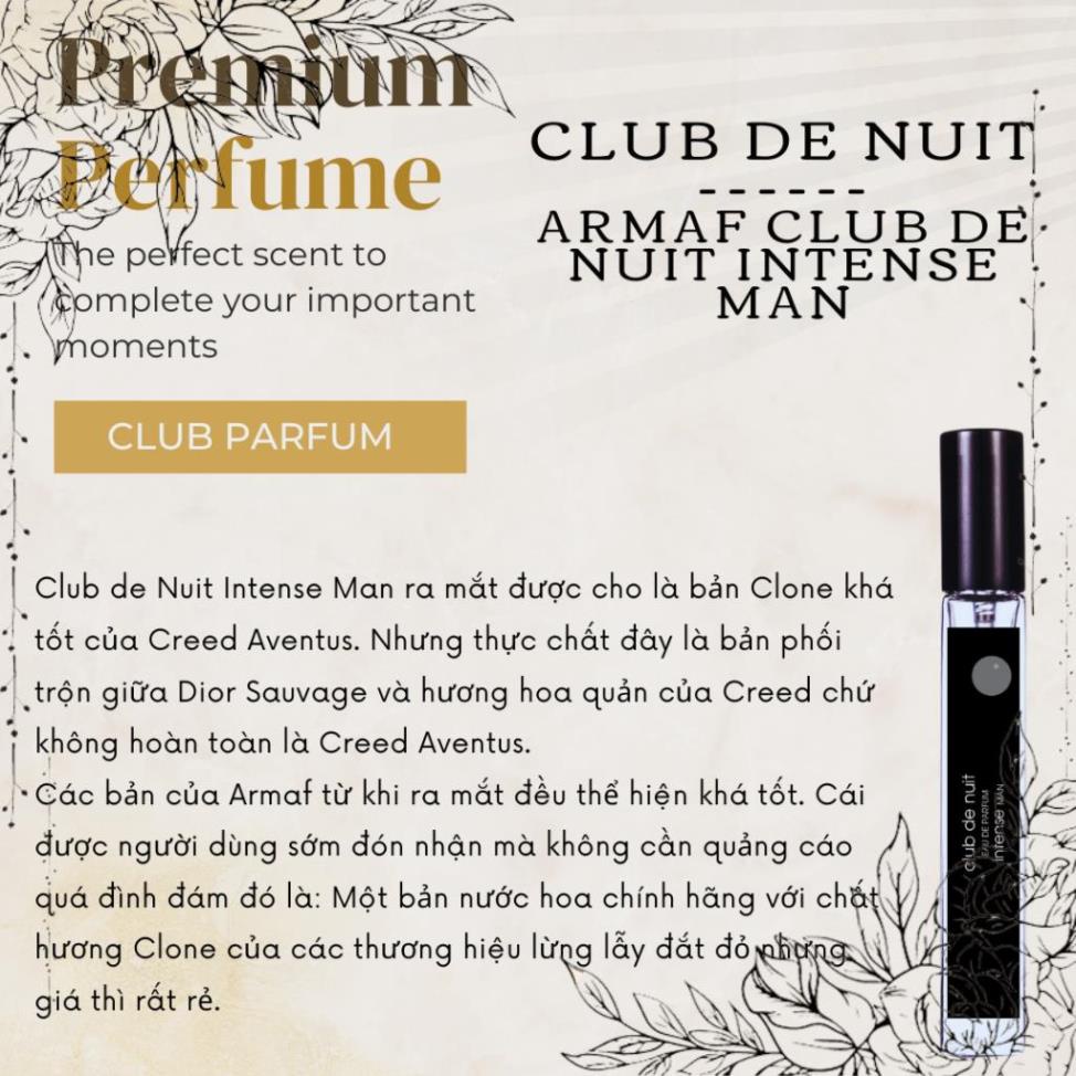 Nước hoa Armaf Club de Nuit Intense Man  🔮