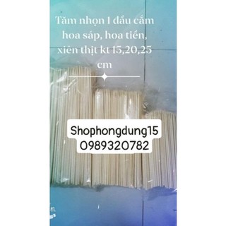 100g que xiên làm hoa sáp, hoa lụa, hoa giấy