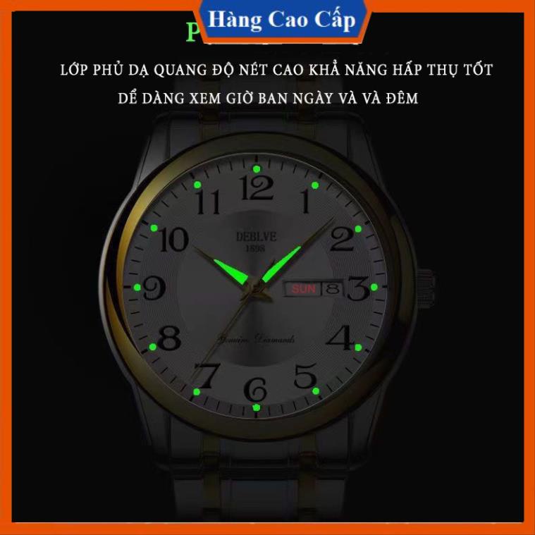 Đồng hồ nam DEBLVE 1898 kiểu mới phong cách cá tính tặng kèm vòng tỳ hưu và tháo mắc | BigBuy360 - bigbuy360.vn
