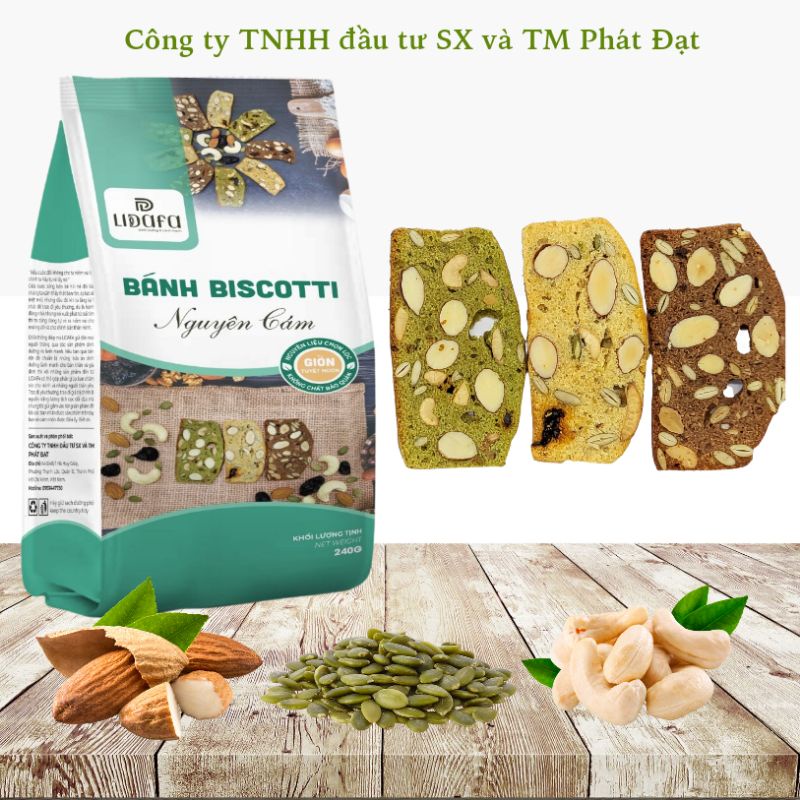 Bánh Biscotti nguyên cám