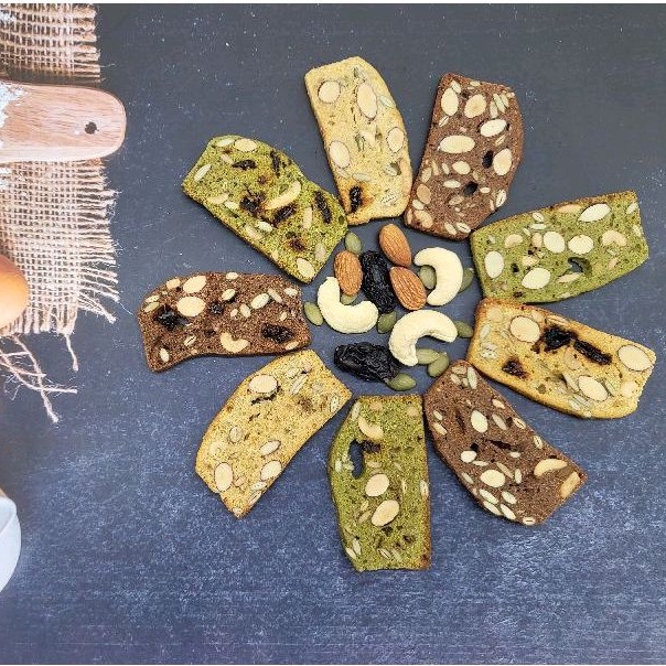Bánh Biscotti nguyên cám