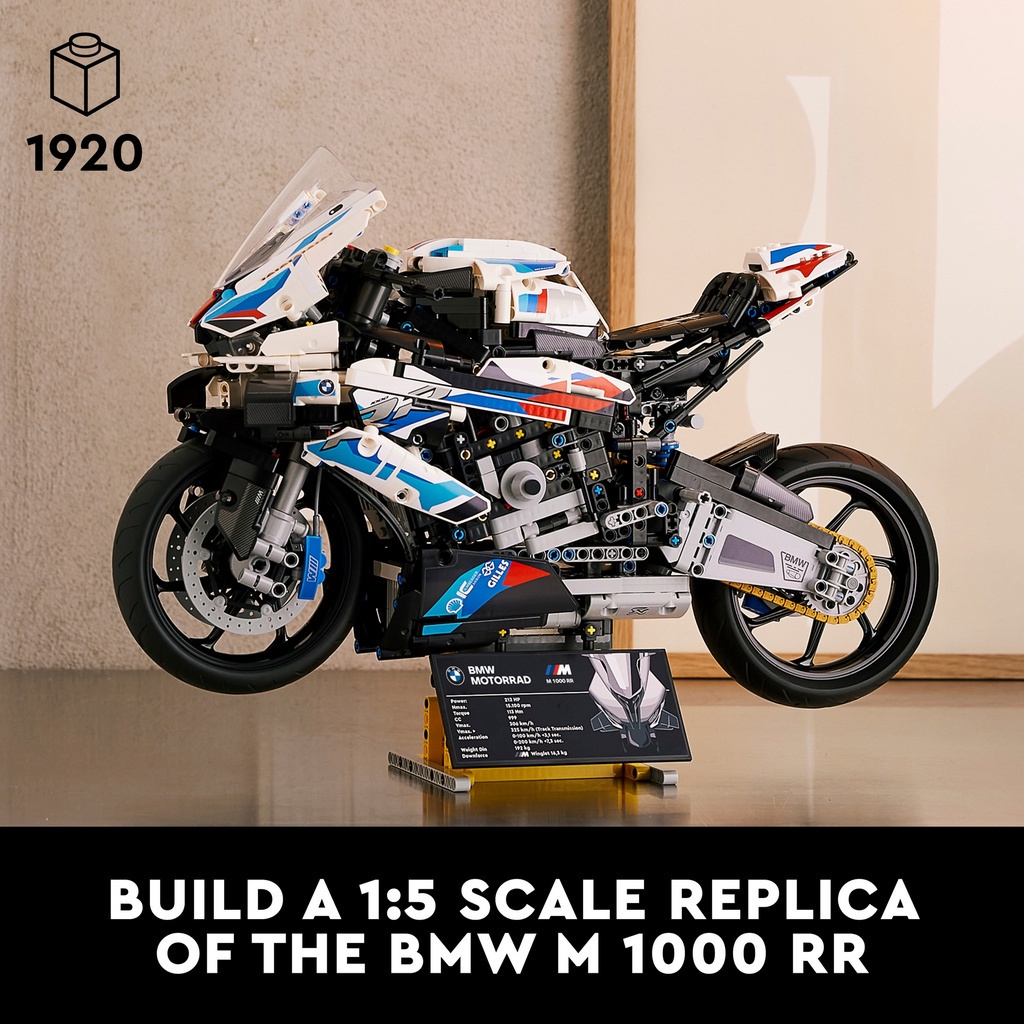 [Mã LIFEMC06DBAU giảm 50k đơn 350k] LEGO Technic 42130 Siêu Mô Tô BMW (1920 chi tiết)