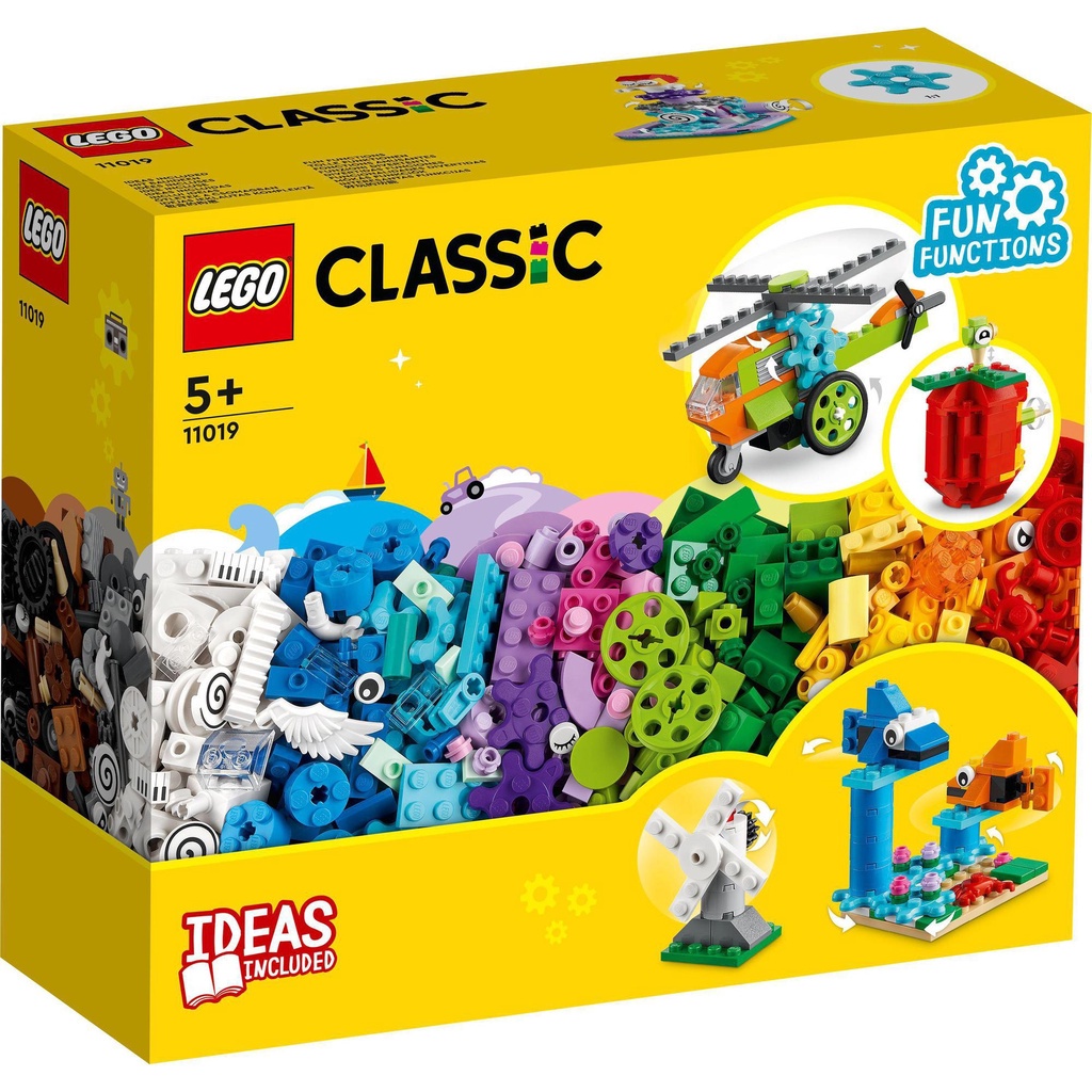 [Mã LEGOSPT10 giảm 10% đơn 999K] LEGO Classic 11019 Gạch Classic sáng tạo đặc biệt 500 chi tiết (500 chi tiết)