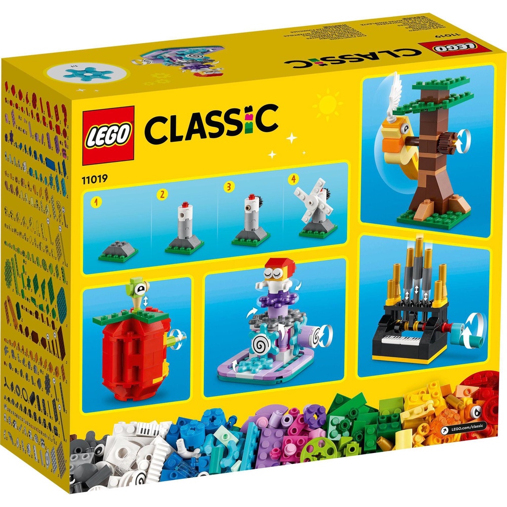 [Mã LEGOSPT10 giảm 10% đơn 999K] LEGO Classic 11019 Gạch Classic sáng tạo đặc biệt 500 chi tiết (500 chi tiết)