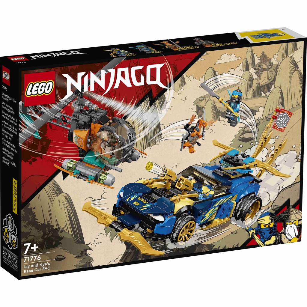 [Mã LIFEMC06CBAU giảm 50k đơn 350k] LEGO Ninjago 71776 Xe Đua Tốc Độ Của Jay & Nya (536 chi tiết)