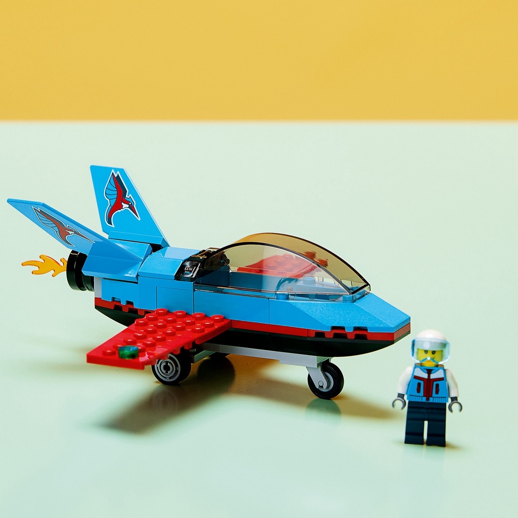[Mã LEGOSPT10 giảm 10% đơn 999K] LEGO City 60323 Máy bay biểu diễn (59 chi tiết)