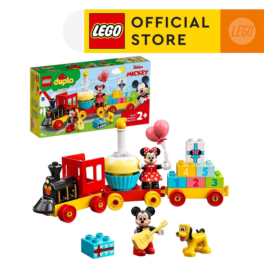 [Mã LEGOSPT10 giảm 10% đơn 999K] LEGO DUPLO 10941 Đoàn Tàu Sinh Nhật Của Mickey & Minnie ( 22 Chi tiết) Đồ chơi lắp ráp