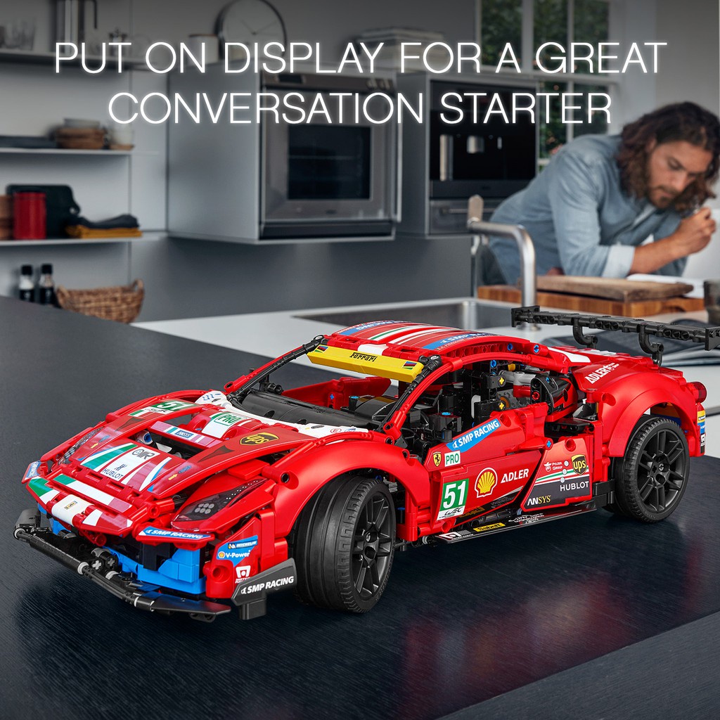 LEGO TECHNIC 42125 Siêu Xe Ferrari 488 GTE