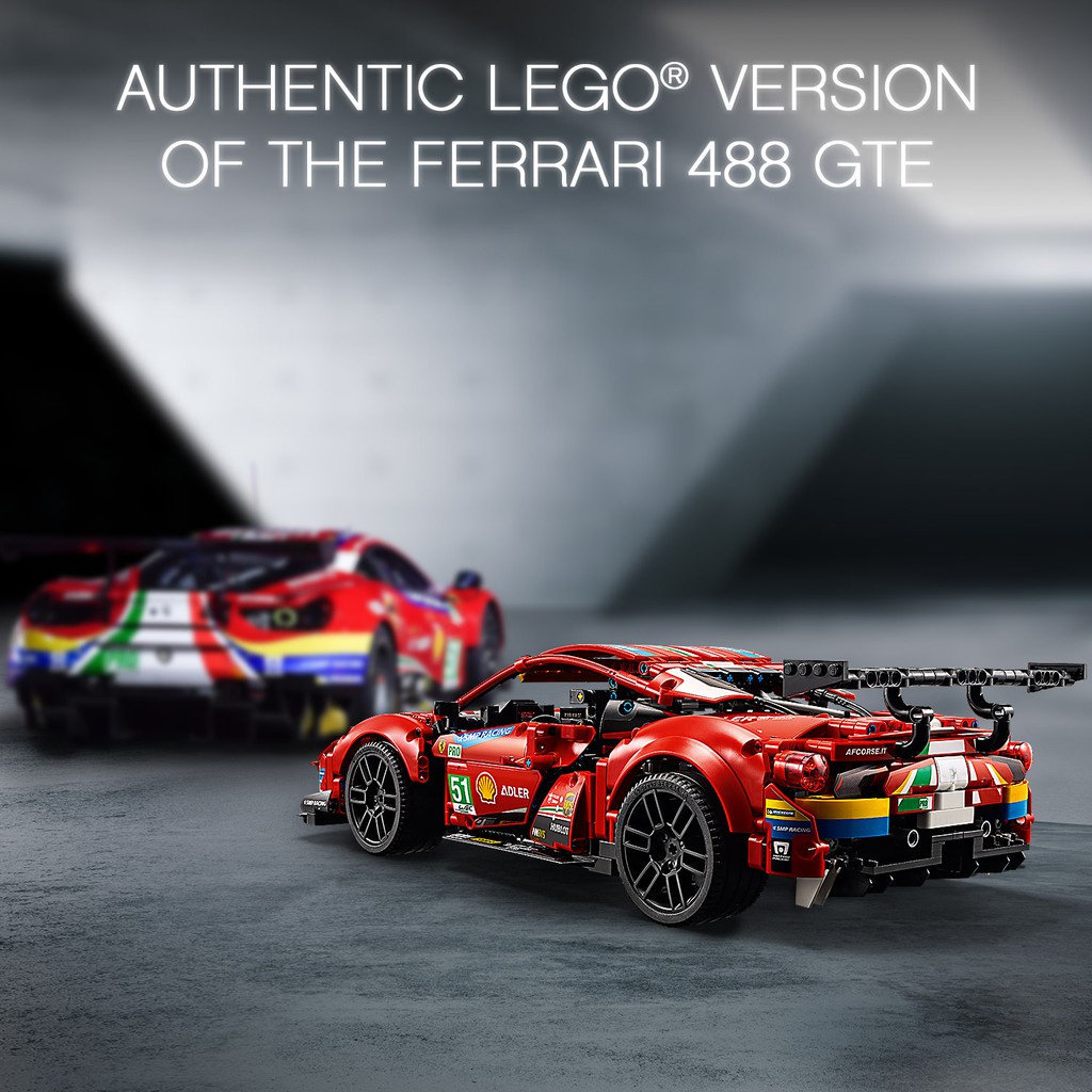 LEGO TECHNIC 42125 Siêu Xe Ferrari 488 GTE