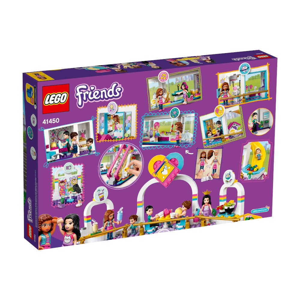 [Mã LEGO24802 giảm 12% đơn 1299K] LEGO FRIENDS 41450 Trung Tâm Mua Sắm Heartlake (1032 Chi tiết) Đồ chơi cho bé gái