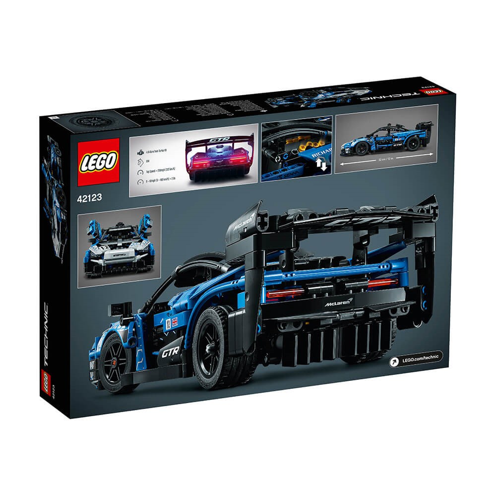 [Mã LEGOSPT10 giảm 10% đơn 999K] LEGO TECHNIC 42123 Siêu Xe Mclaren Sen GTR ( 830 Chi tiết)