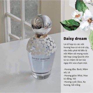 [ FULL SEAL ] Nước hoa nữ MJ Daisy dream 100ml fullbox