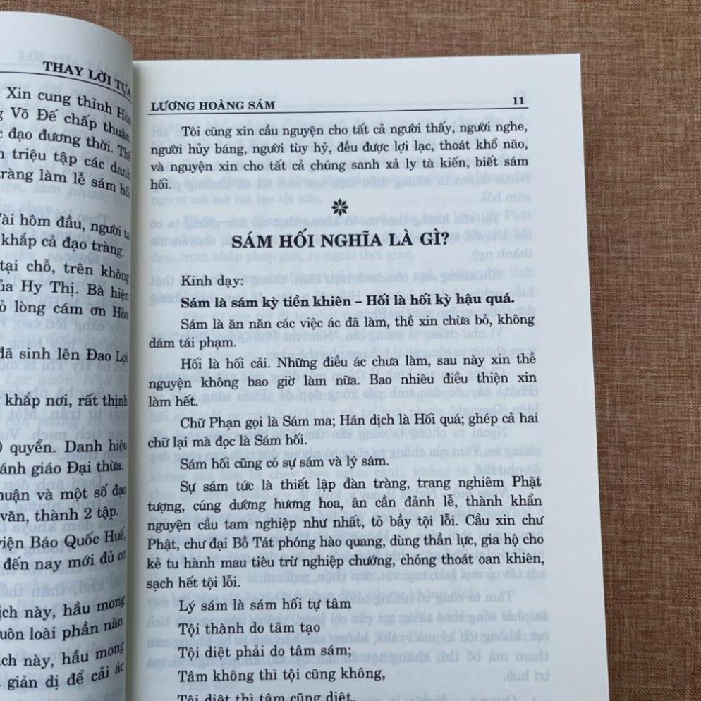 Từ Bi Đạo Tràng Lương Hoàng Sám Pháp da cao cấp