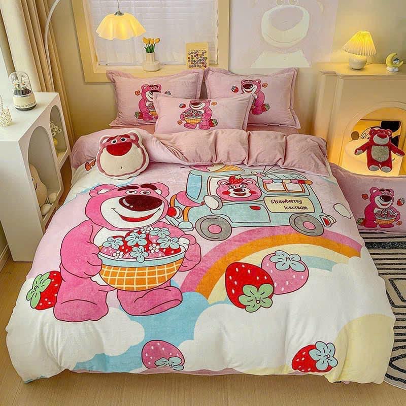 Nỉ Nhung 5D Gấu Losto