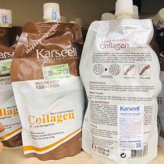 [SỈ] [CHÍNH HÃNG] Hấp phục hồi Collagen Karseell Maca 500ml
