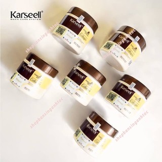 Kem Hấp Tóc Collagen Karseell Maca Siêu Mềm Mượt Tóc 500ml