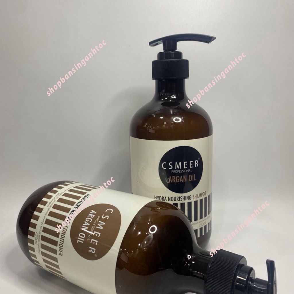 Bộ Dầu Gội Xả CSmeer Argan Phục Hồi 500ml/750ml