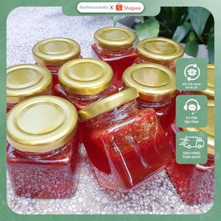 Saffron ngâm mật ong nguyên chất - mẫu dùng thử - hũ 50ml -saffron tây á - nhập khẩu chính hãng độc quyền từ Iran