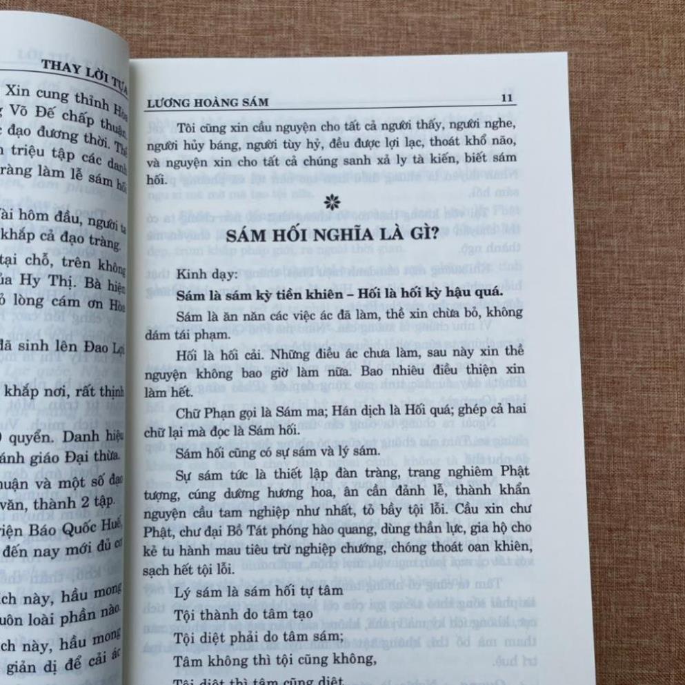 Từ Bi Đạo Tràng Lương Hoàng Sám Pháp da cao cấp