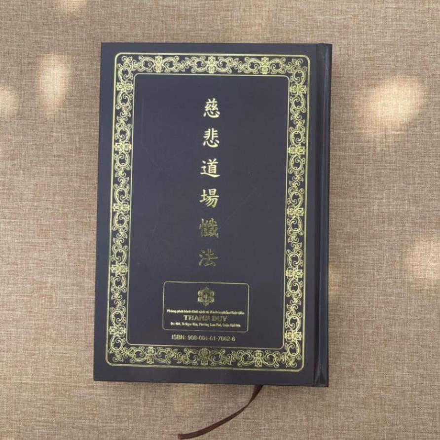 Từ Bi Đạo Tràng Lương Hoàng Sám Pháp da cao cấp