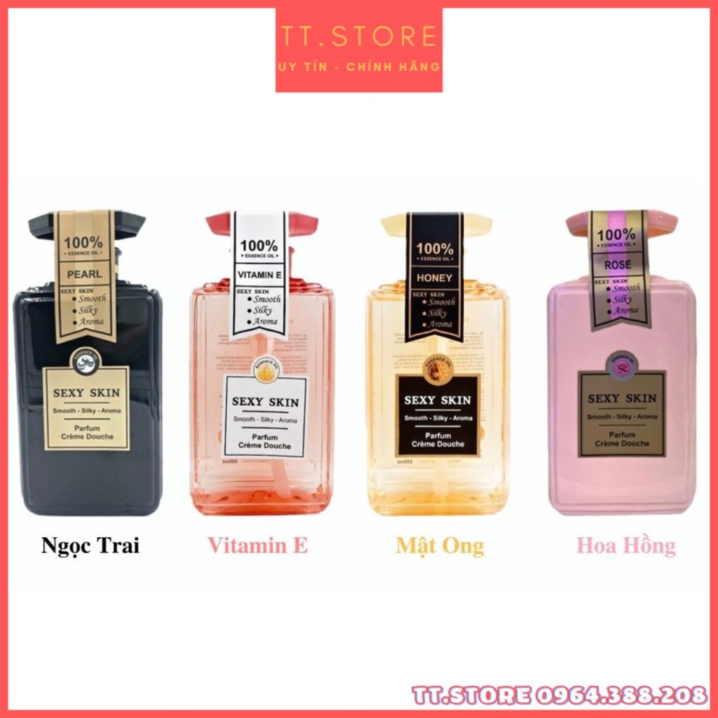 Sữa Tắm Nước Hoa Sexy Skin 600ml Của Pháp.