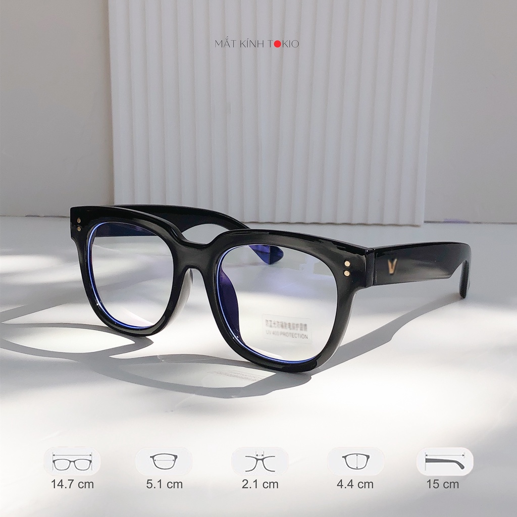 Kính chữ V 2 chấm dọc UNA Hàn Quốc