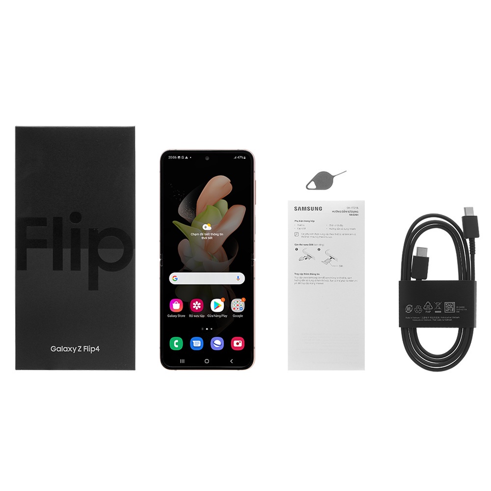 Điện Thoại Samsung Galaxy Z Flip4 - Hàng Chính Hãng, Mới 100%, Nguyên seal , Bảo hành 12 tháng Lỗi 1 Đổi 1