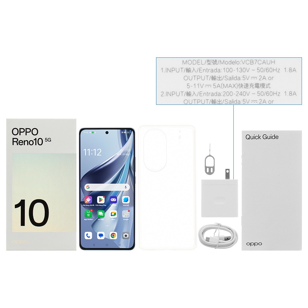 Điện Thoại Oppo Reno10 5G - Hàng Chính Hãng, Mới 100%, Bảo Hành 12 Tháng Lỗi 1 Đổi 1