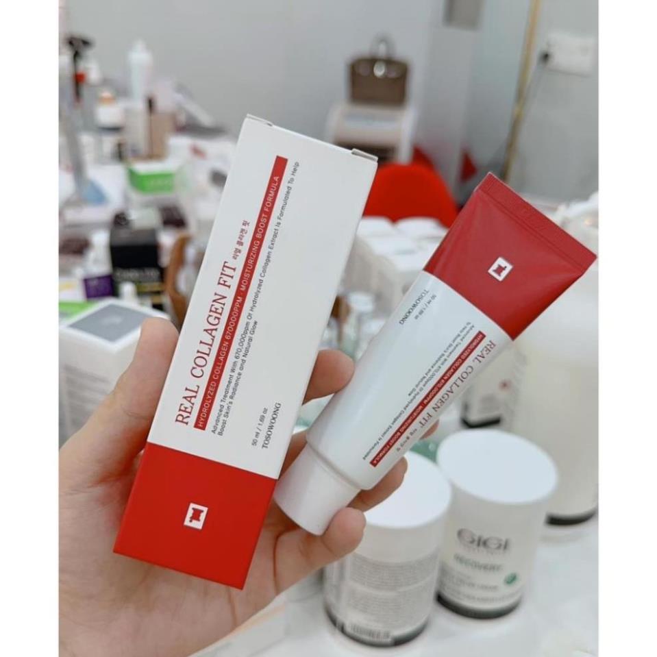 Peel Da Collagen Nano - Real Collagen Fit - Giúp làn da mịn màng, trẻ hóa, trắng da