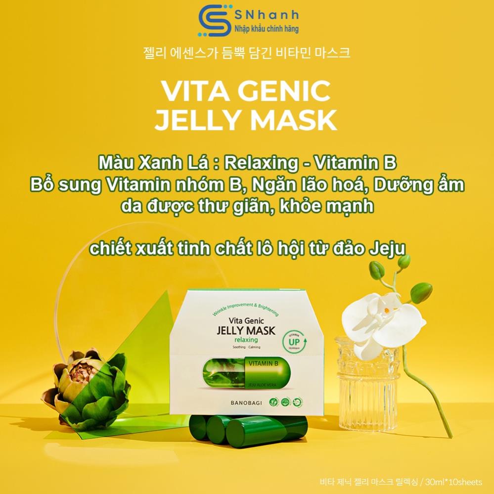 Mặt nạ bổ sung Vitamin Banobagi Vita Genic Jelly Mask