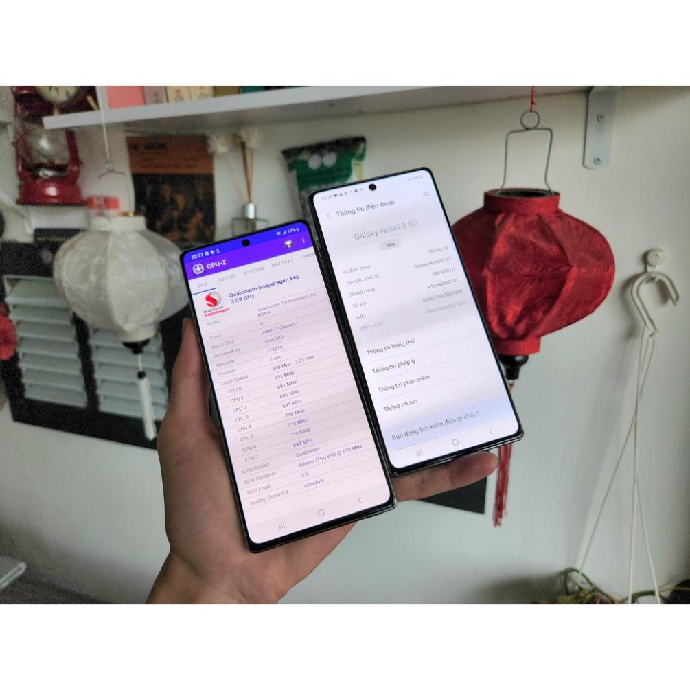 Điện Thoại Samsung Galaxy Note 20 5G Chip Snapdragon 865+ 2 SIM ||